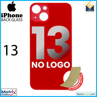 iPhone 13 Back Glass With 3M Adhesive (Normal) - Matrix Traders