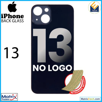 iPhone 13 Back Glass With 3M Adhesive (Normal) - Matrix Traders