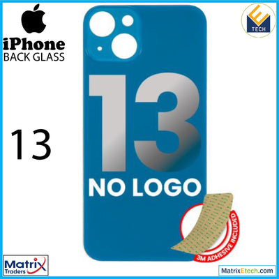 iPhone 13 Back Glass With 3M Adhesive (Normal) - Matrix Traders