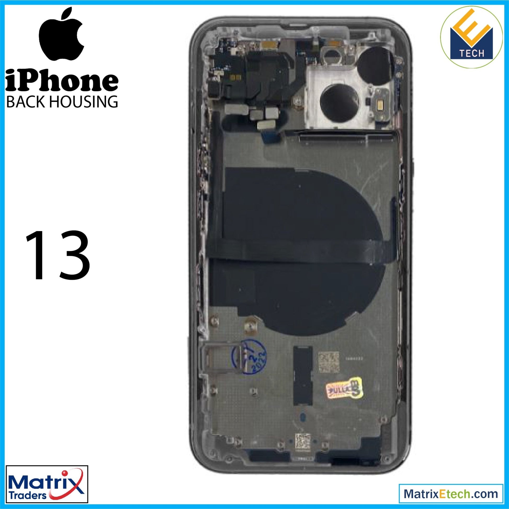 iPhone 13 Back Housing W Small (International Version) - Matrix Traders