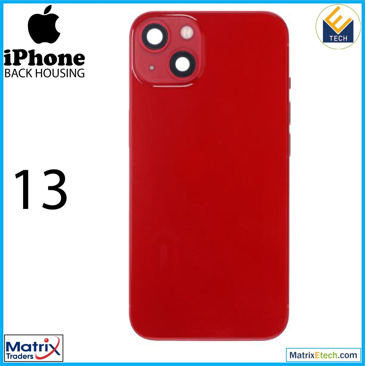 iPhone 13 Back Housing W Small (International Version) - Matrix Traders