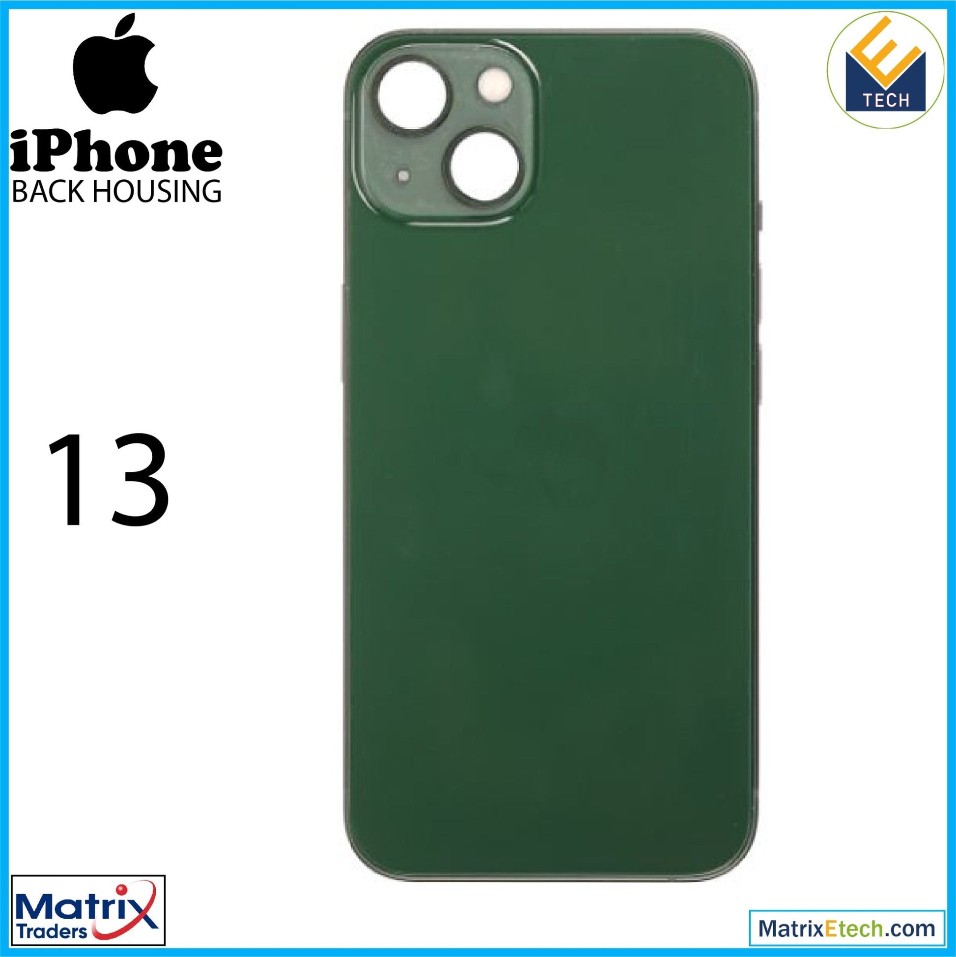 iPhone 13 Back Housing W Small (International Version) - Matrix Traders