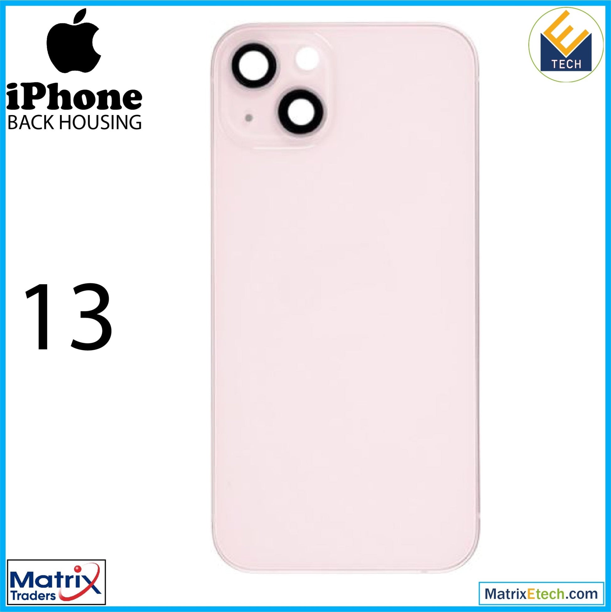 iPhone 13 Back Housing W Small (International Version) - Matrix Traders