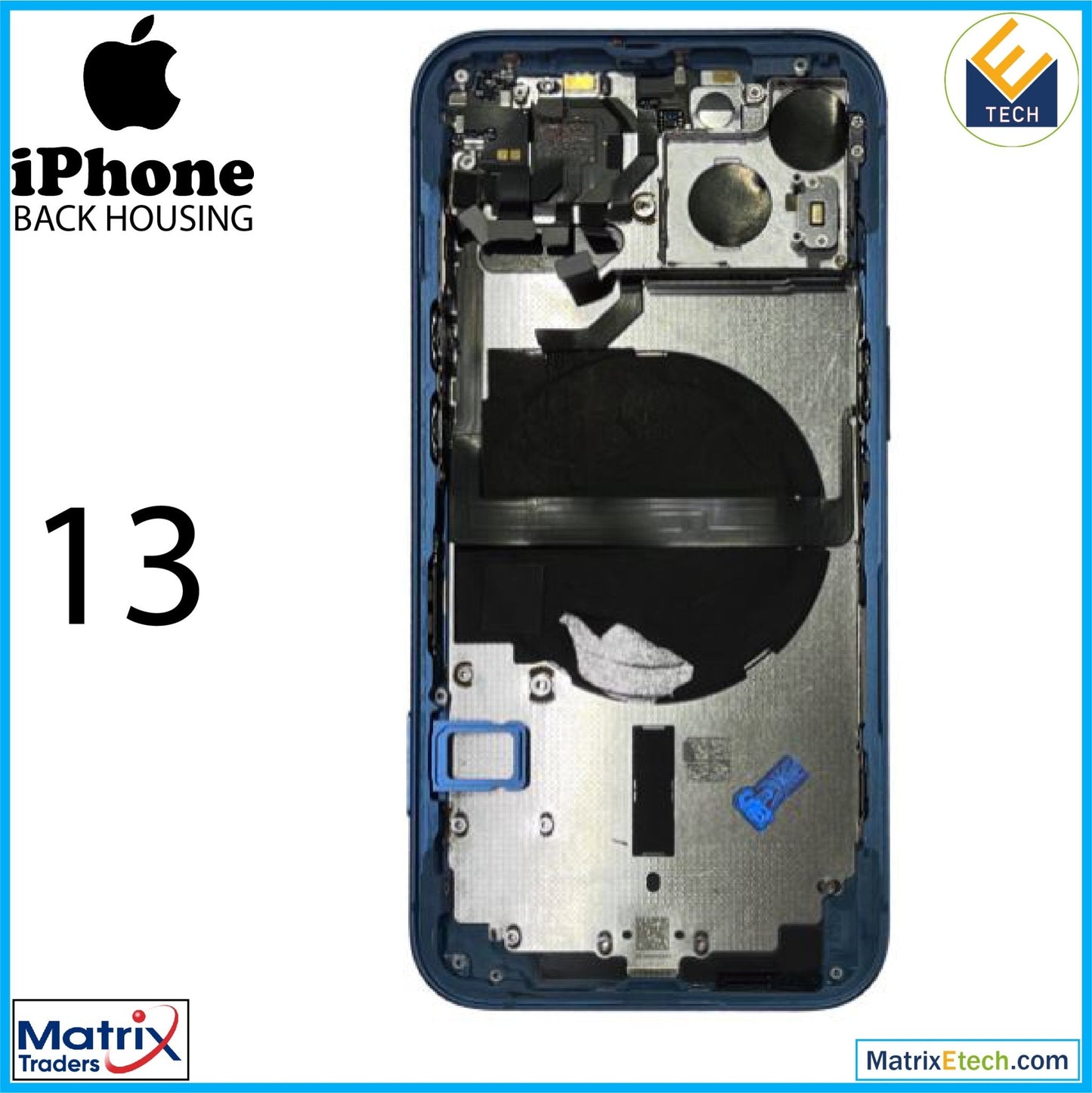 iPhone 13 Back Housing W Small (International Version) - Matrix Traders