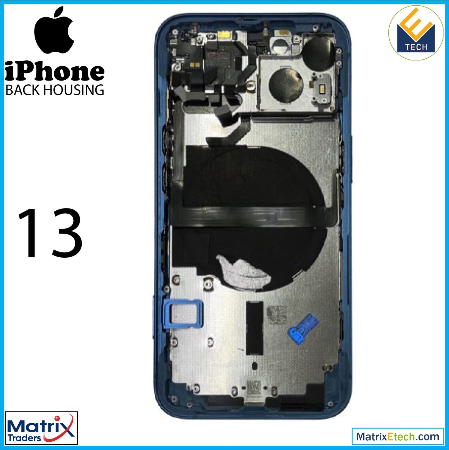 iPhone 13 Back Housing W Small (US Version) - Matrix Traders