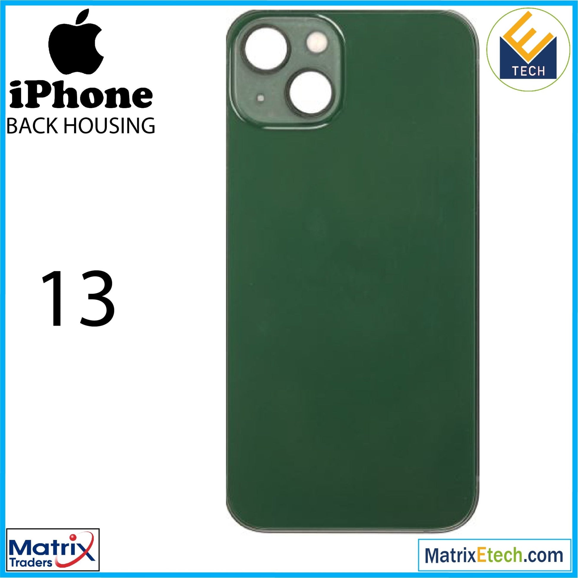 iPhone 13 Back Housing W Small (US Version) - Matrix Traders