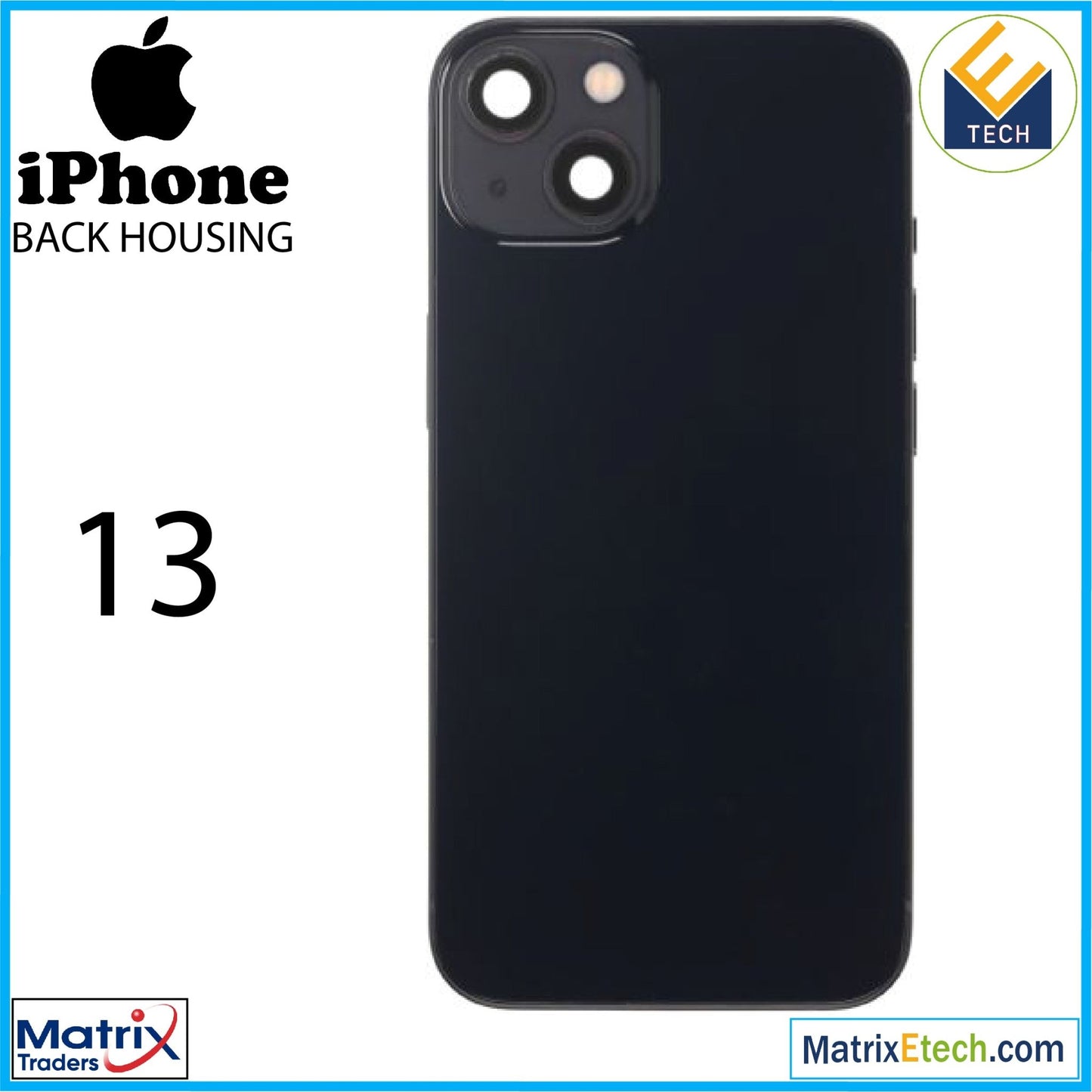 iPhone 13 Back Housing W Small (US Version) - Matrix Traders