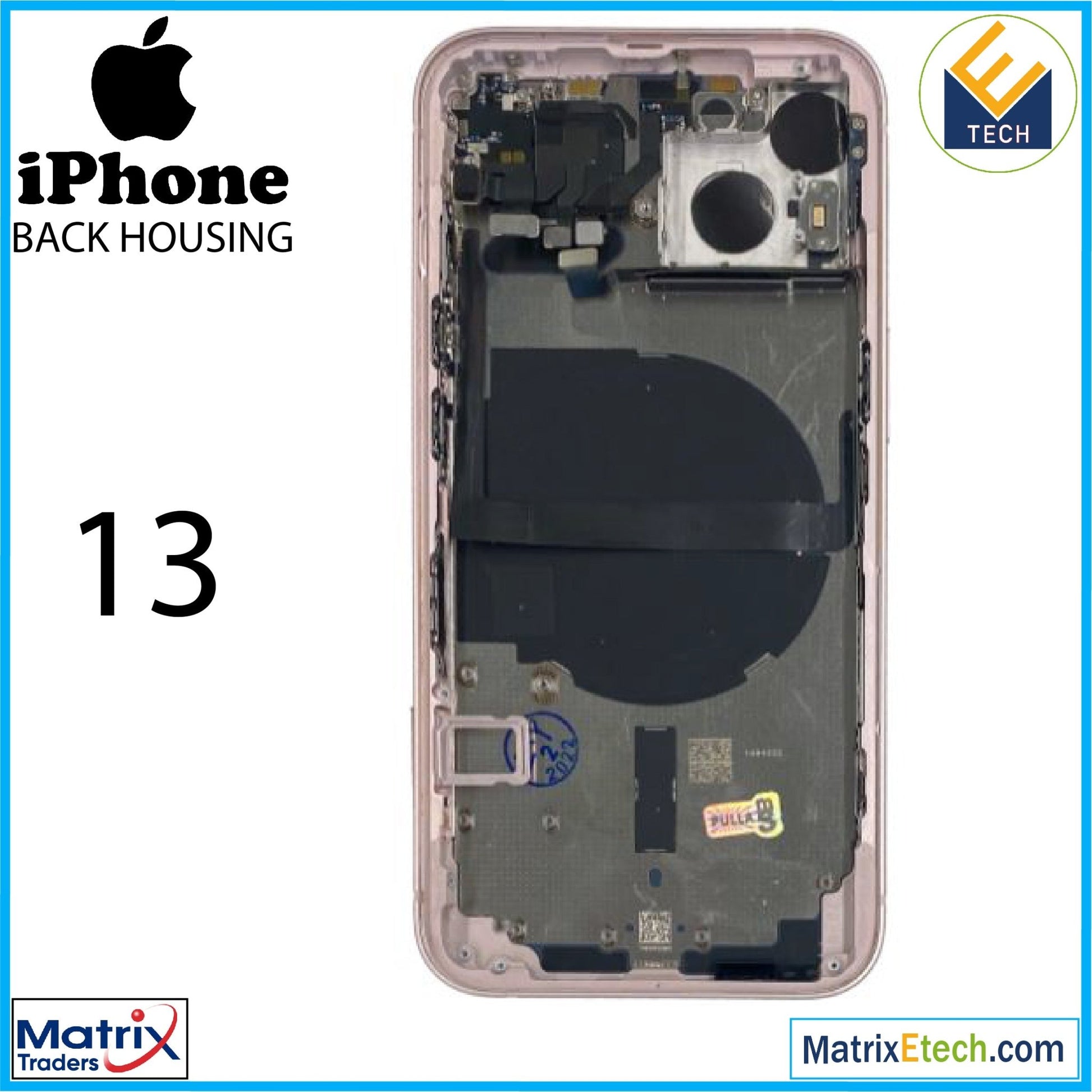 iPhone 13 Back Housing W Small (US Version) - Matrix Traders