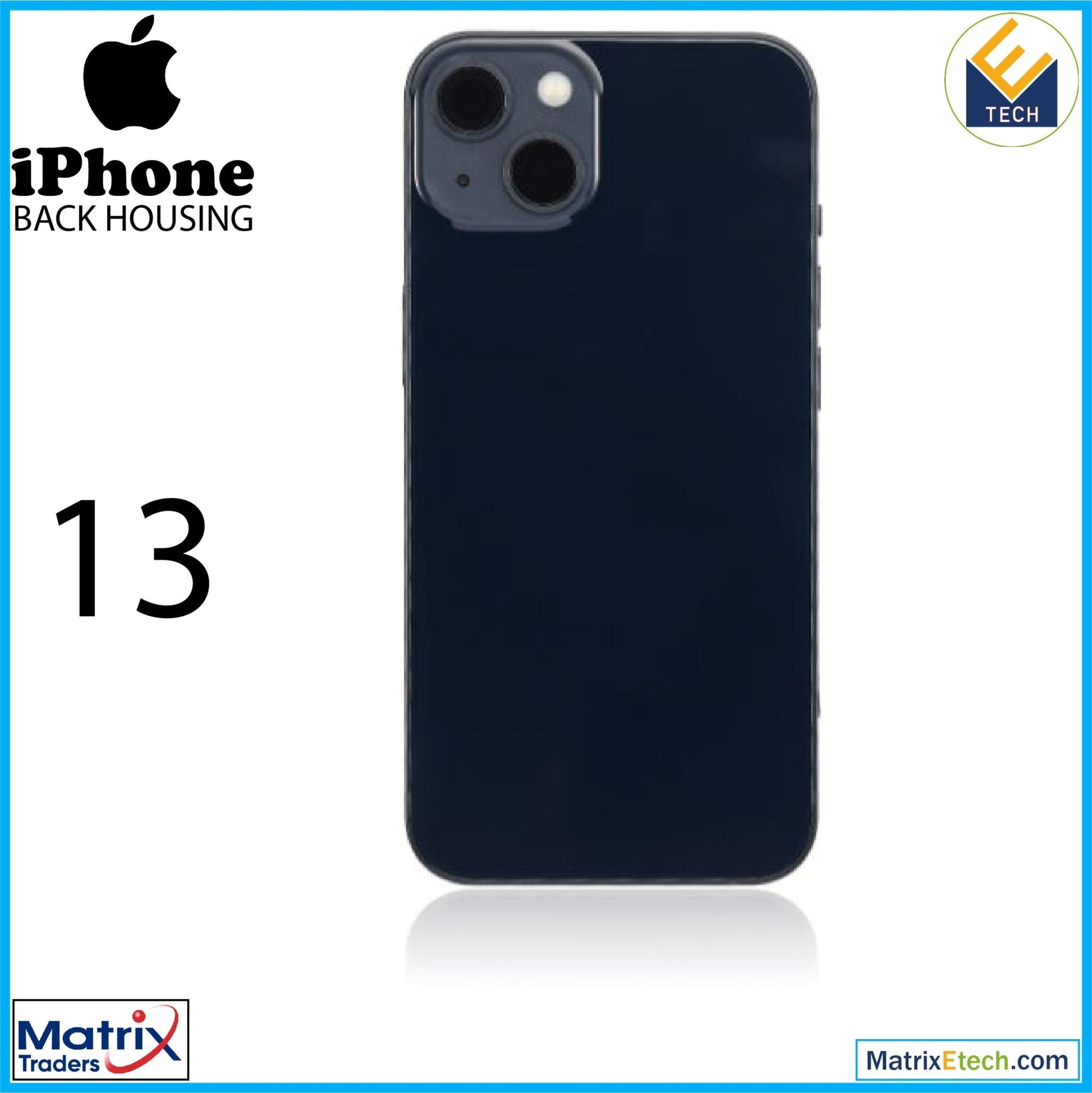 iPhone 13 Back Housing W Small (US Version) - Matrix Traders