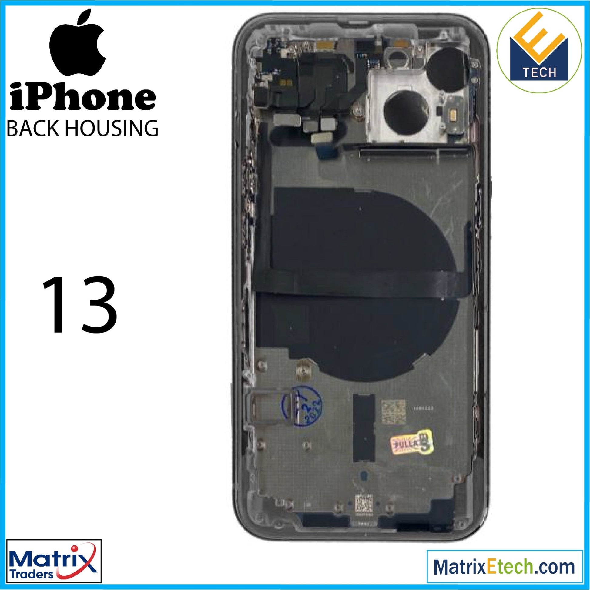 iPhone 13 Back Housing W Small (US Version) - Matrix Traders