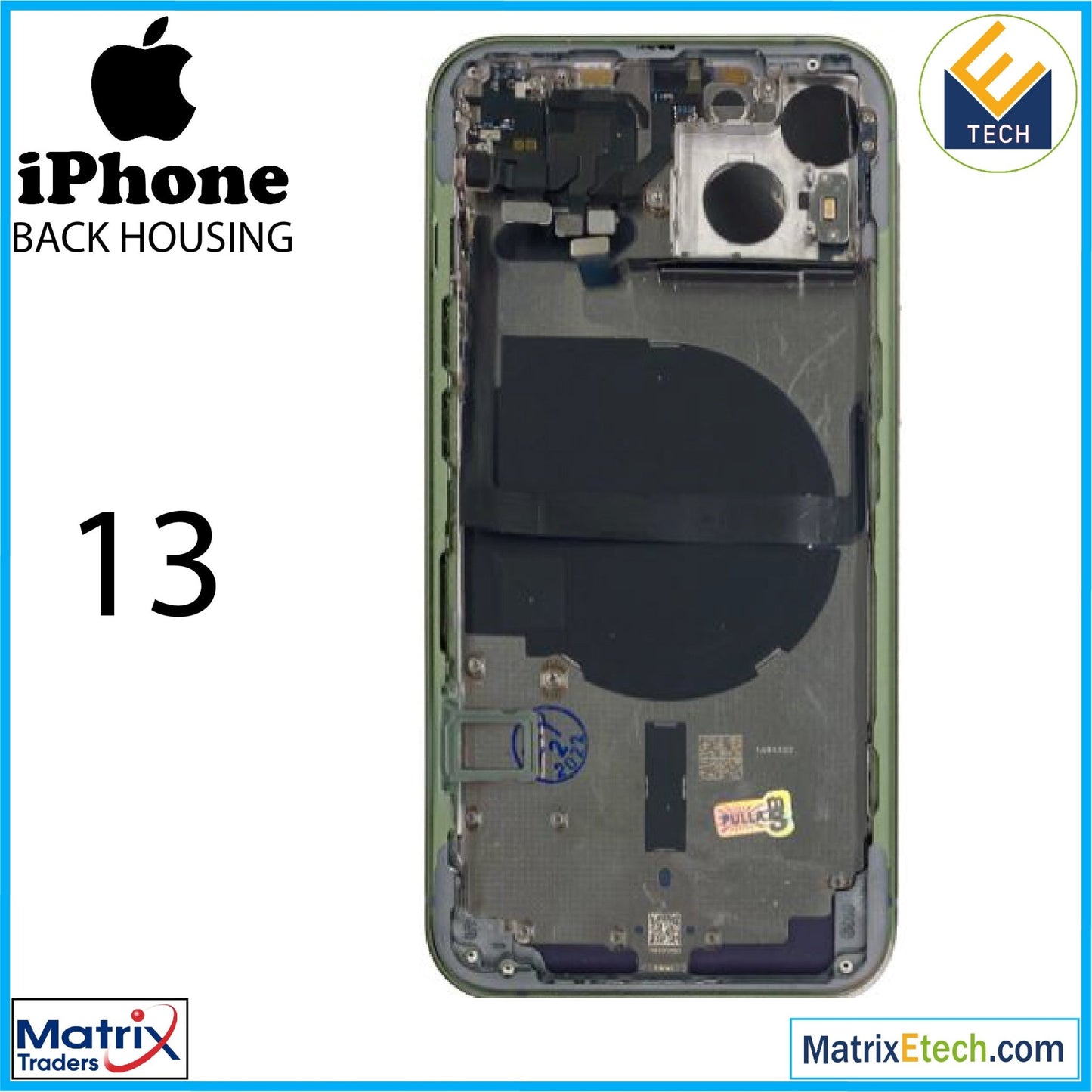 iPhone 13 Back Housing W Small (US Version) - Matrix Traders