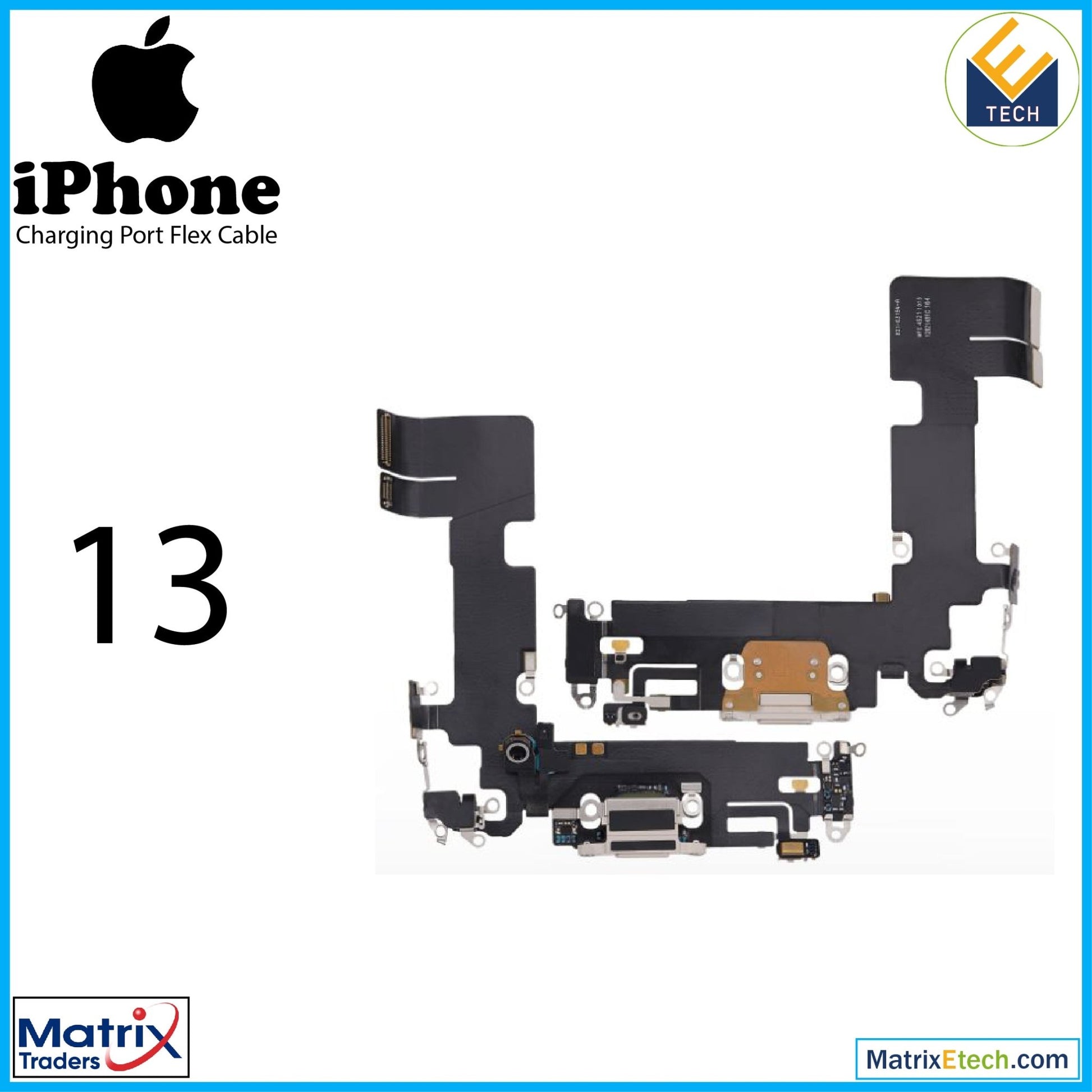 iPhone 13 Charging Port Flex Cable (Pull) - Matrix Traders