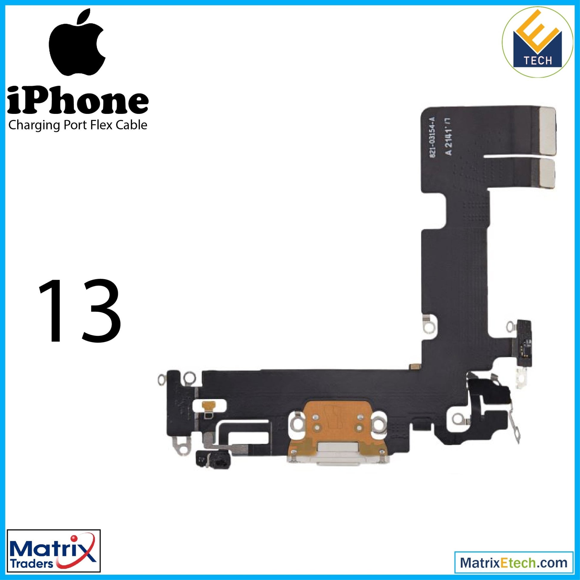 iPhone 13 Charging Port Flex Cable (Pull) - Matrix Traders