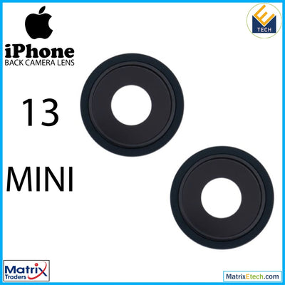 iPhone 13 Mini Back Camera Lens With Bracket & Bezel ( 2 Piece) - Matrix Traders