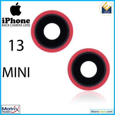 iPhone 13 Mini Back Camera Lens With Bracket & Bezel( 2 Piece) - Matrix Traders