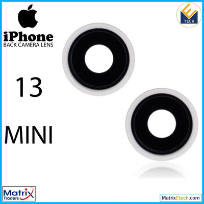 iPhone 13 Mini Back Camera Lens With Bracket & Bezel ( 2 Piece) - Matrix Traders