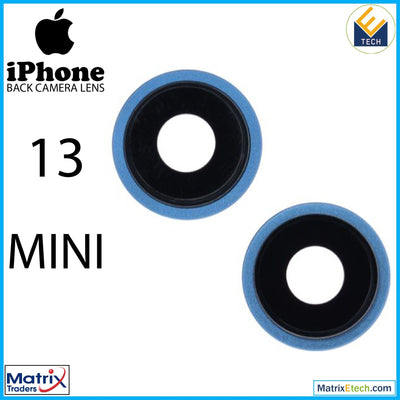 iPhone 13 Mini Back Camera Lens With Bracket & Bezel ( 2 Piece) - Matrix Traders