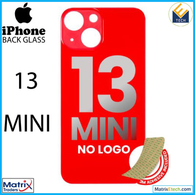 iPhone 13 Mini Back Glass With 3M Adhesive (Normal) - Matrix Traders