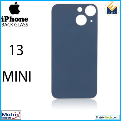 iPhone 13 Mini Back Glass With 3M Adhesive (Normal) - Matrix Traders