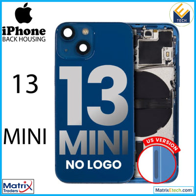 iPhone 13 Mini Back Housing W Small (Aftermarket Plus) - Matrix Traders