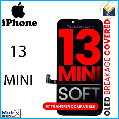 iPhone 13 Mini OLED Assembly (Aftermarket Pro: XO7 Soft). - Matrix Traders