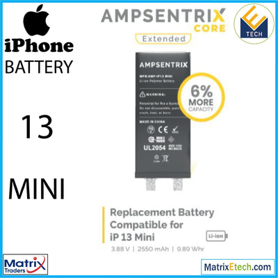 IPhone 13 Mini Replacement Battery (Core Extended) - Matrix Traders