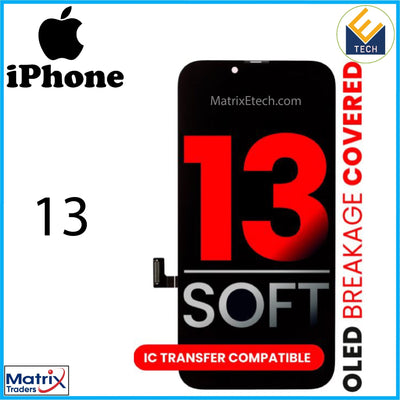 iPhone 13 OLED Assembly (Aftermarket Pro: XO7 Soft). - Matrix Traders