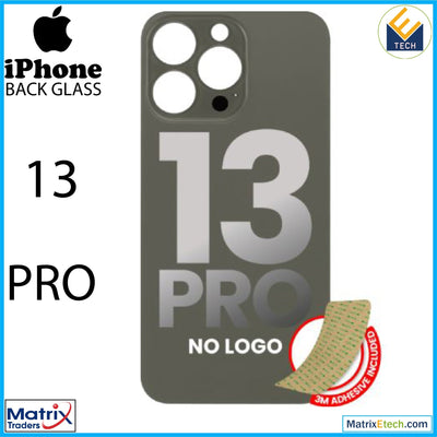 iPhone 13 Pro Back Glass With 3M Adhesive (Normal) - Matrix Traders