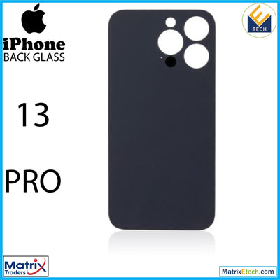 iPhone 13 Pro Back Glass With 3M Adhesive (Normal) - Matrix Traders