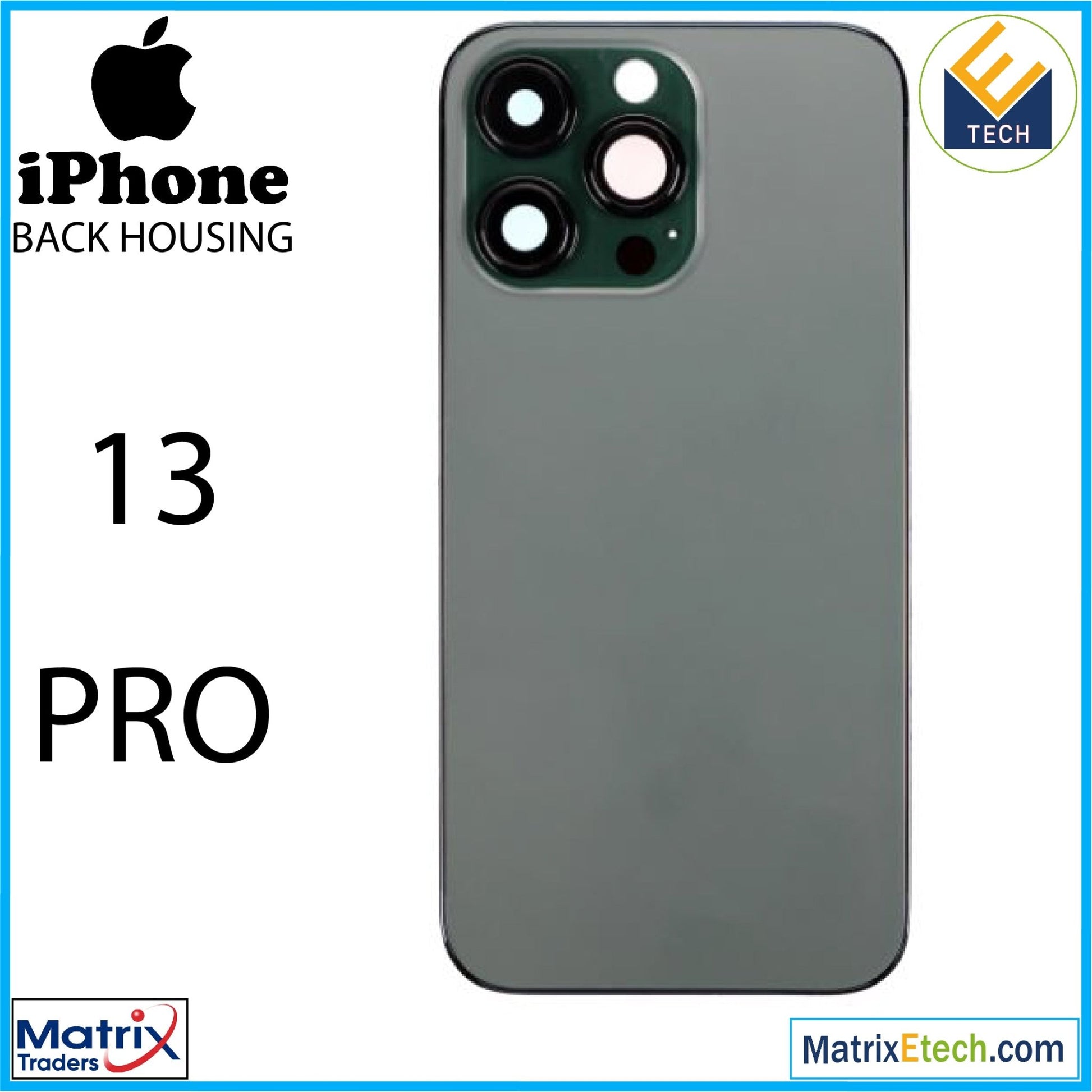 iPhone 13 Pro Back Housing W Small (International Version) - Matrix Traders