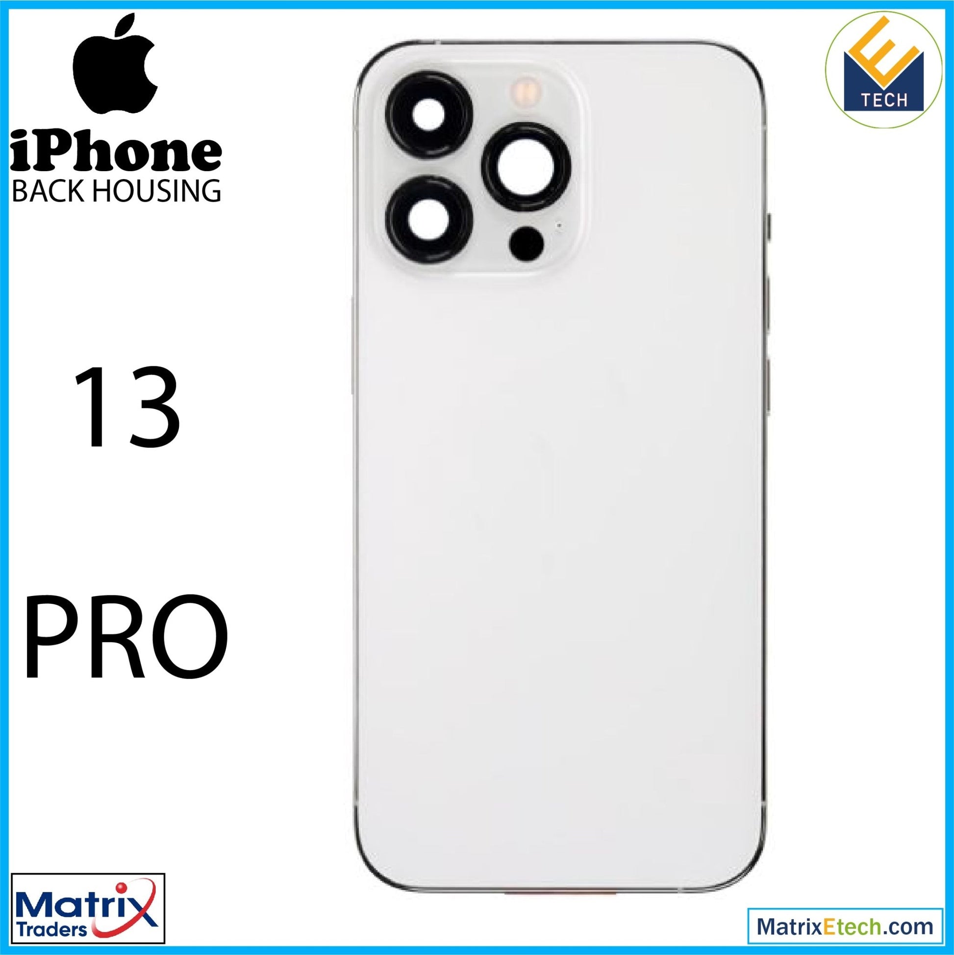 iPhone 13 Pro Back Housing W Small (International Version) - Matrix Traders