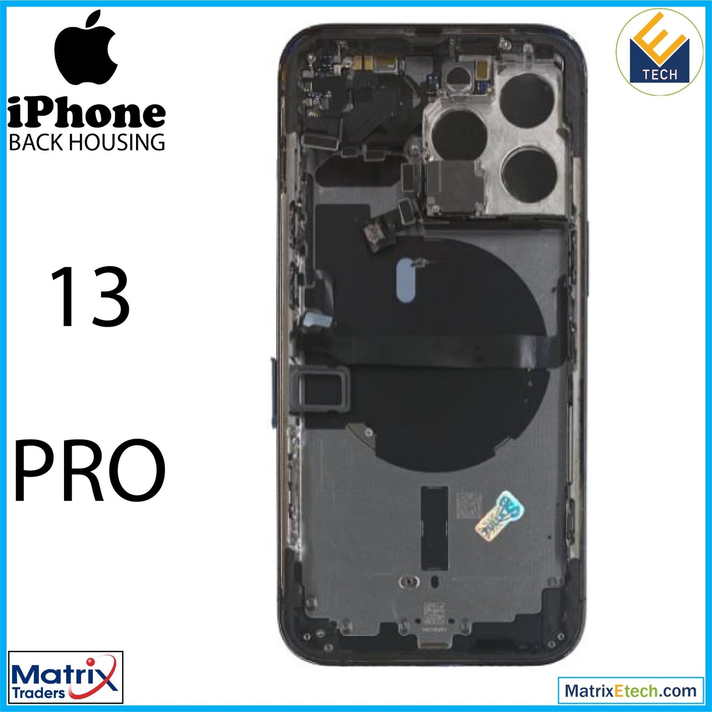 iPhone 13 Pro Back Housing W Small (International Version) - Matrix Traders