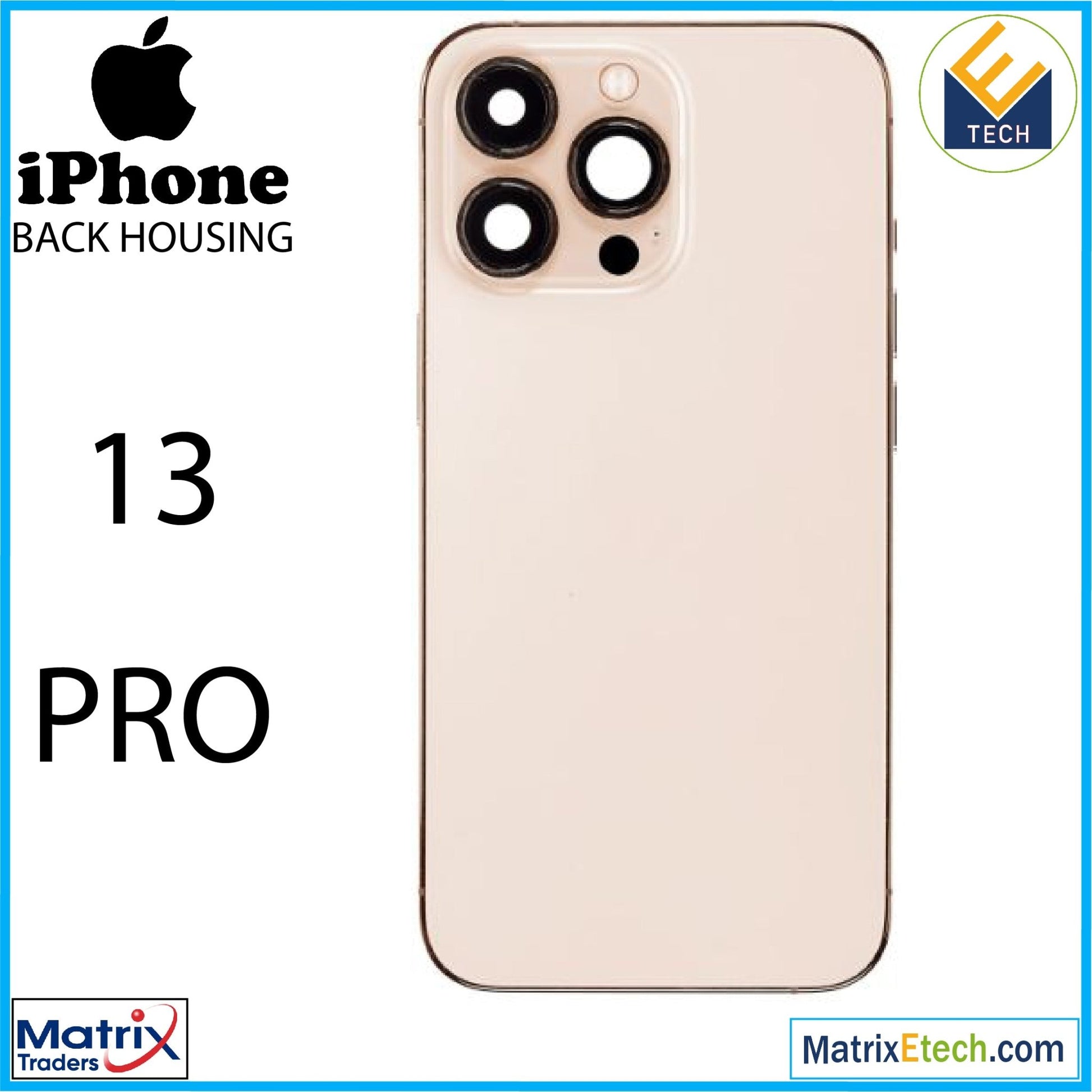 iPhone 13 Pro Back Housing W Small (International Version) - Matrix Traders