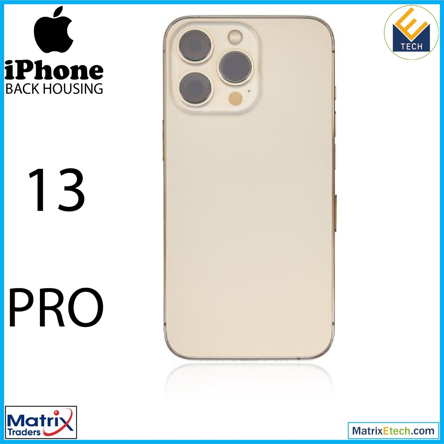 iPhone 13 Pro Back Housing W Small (International Version) - Matrix Traders