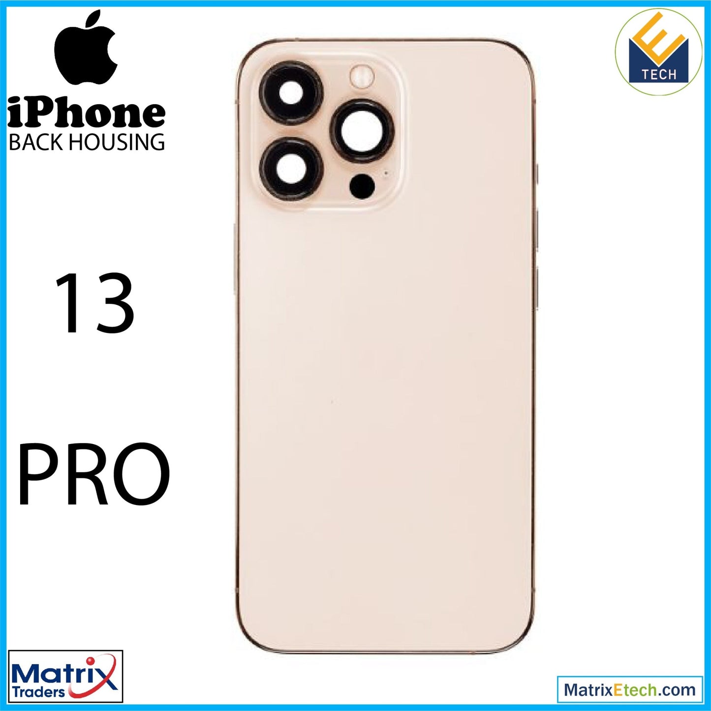 iPhone 13 Pro Back Housing W Small (International Version) - Matrix Traders