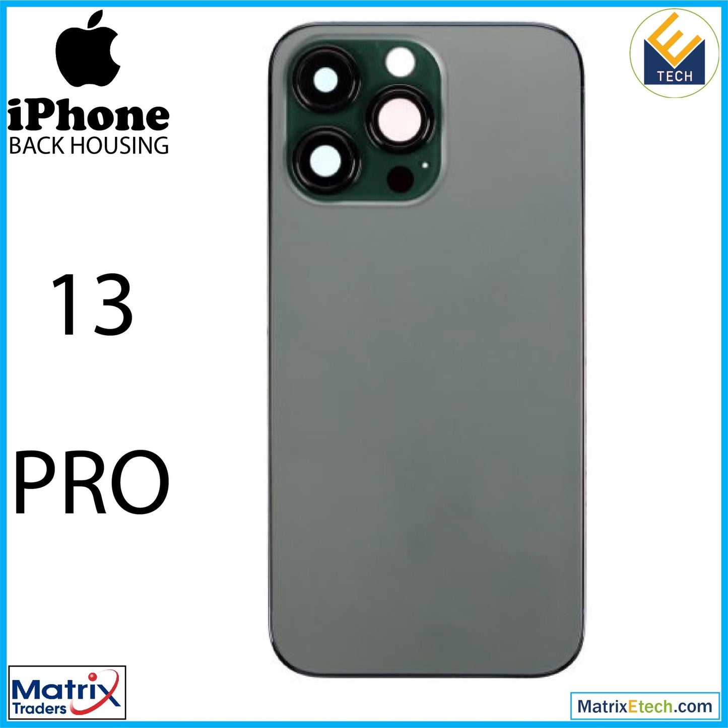 iPhone 13 Pro Back Housing W Small (International Version) - Matrix Traders