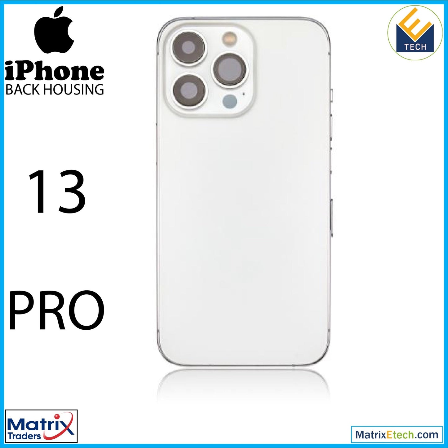 iPhone 13 Pro Back Housing W Small (US Version) - Matrix Traders