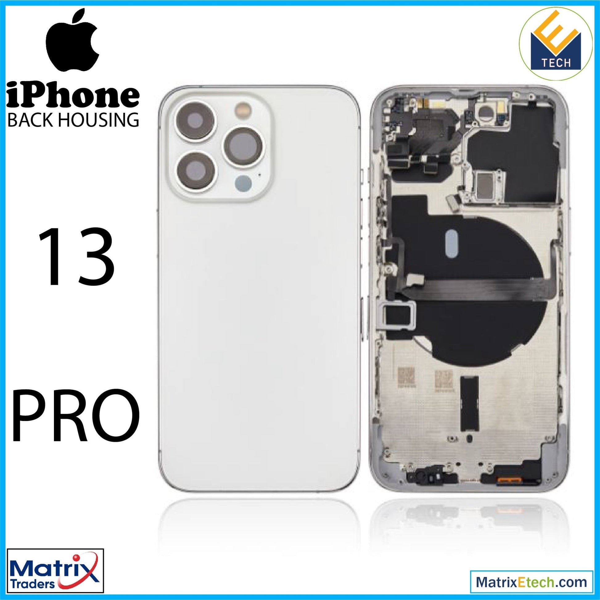 iPhone 13 Pro Back Housing W Small (US Version) - Matrix Traders