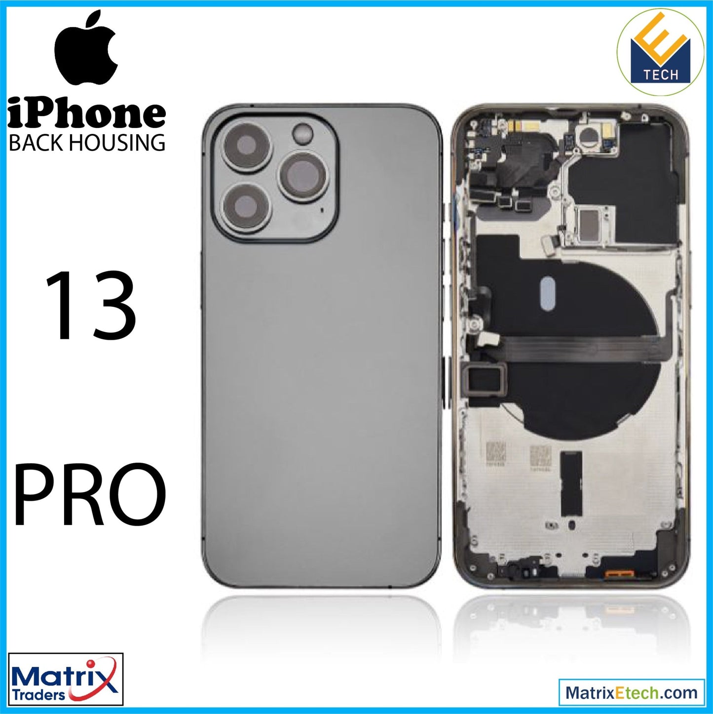 iPhone 13 Pro Back Housing W Small (US Version) - Matrix Traders