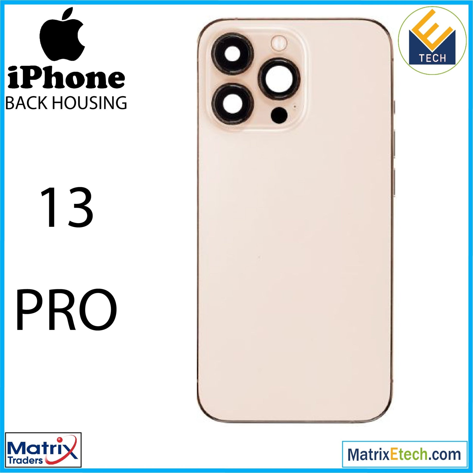 iPhone 13 Pro Back Housing W Small (US Version) - Matrix Traders