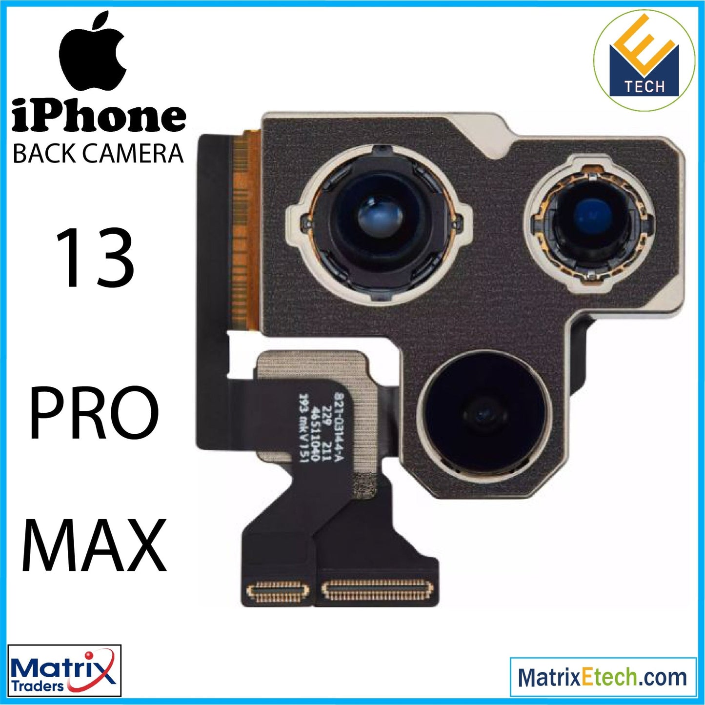 iPhone 13 Pro Max Back Camera (Aftermarket Plus) - Matrix Traders