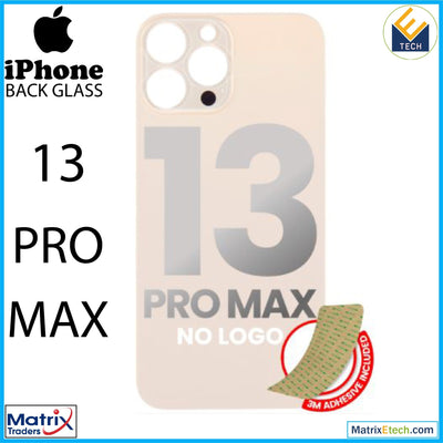 iPhone 13 Pro Max Back Glass With 3M Adhesive (Normal) - Matrix Traders