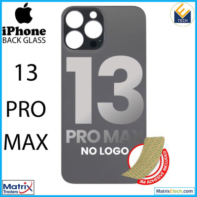 iPhone 13 Pro Max Back Glass With 3M Adhesive (Normal) - Matrix Traders