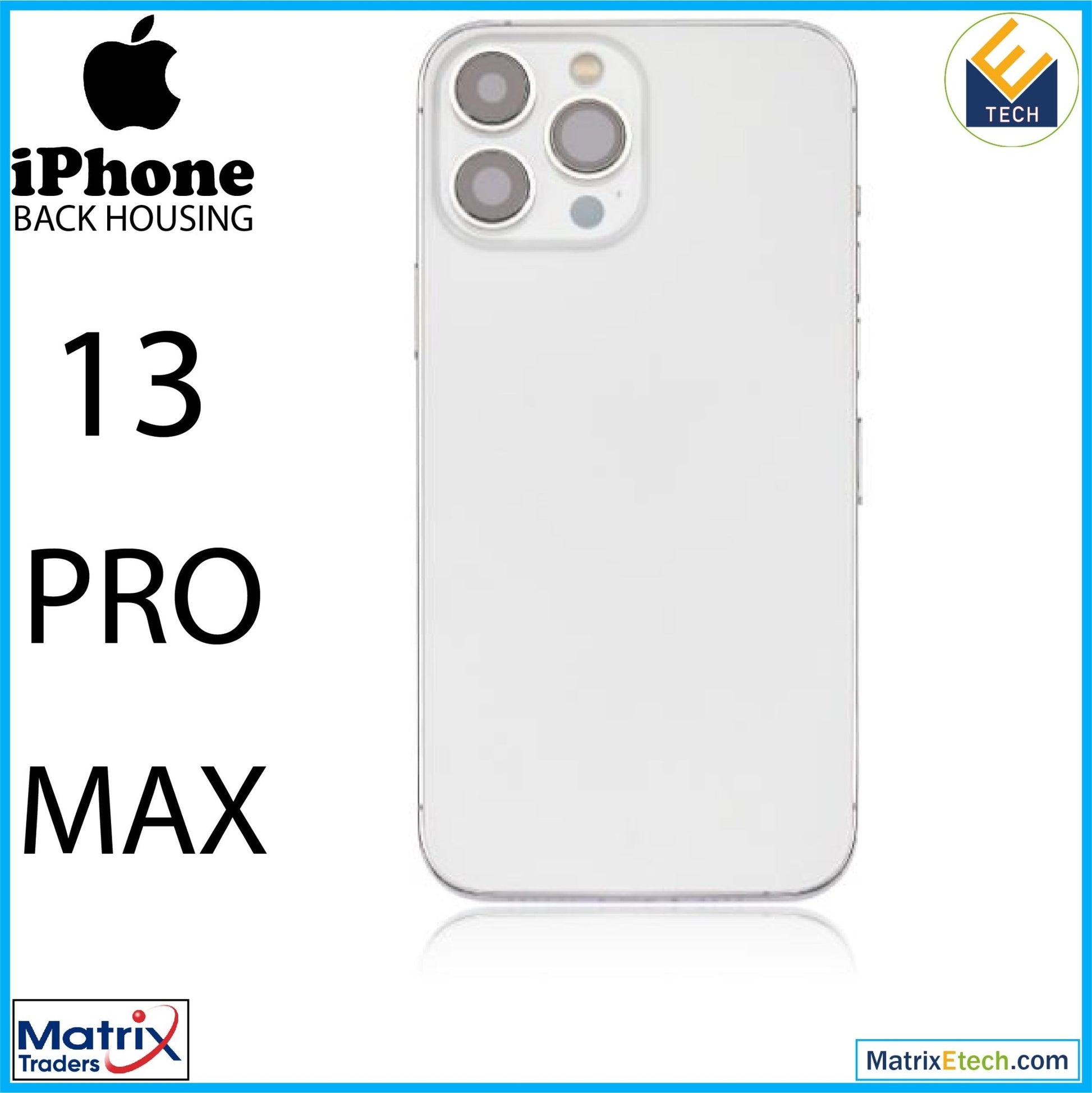 iPhone 13 Pro Max Back Housing W Small (US Version) - Matrix Traders