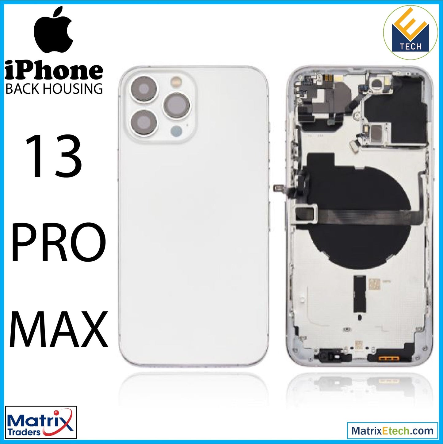 iPhone 13 Pro Max Back Housing W Small (US Version) - Matrix Traders