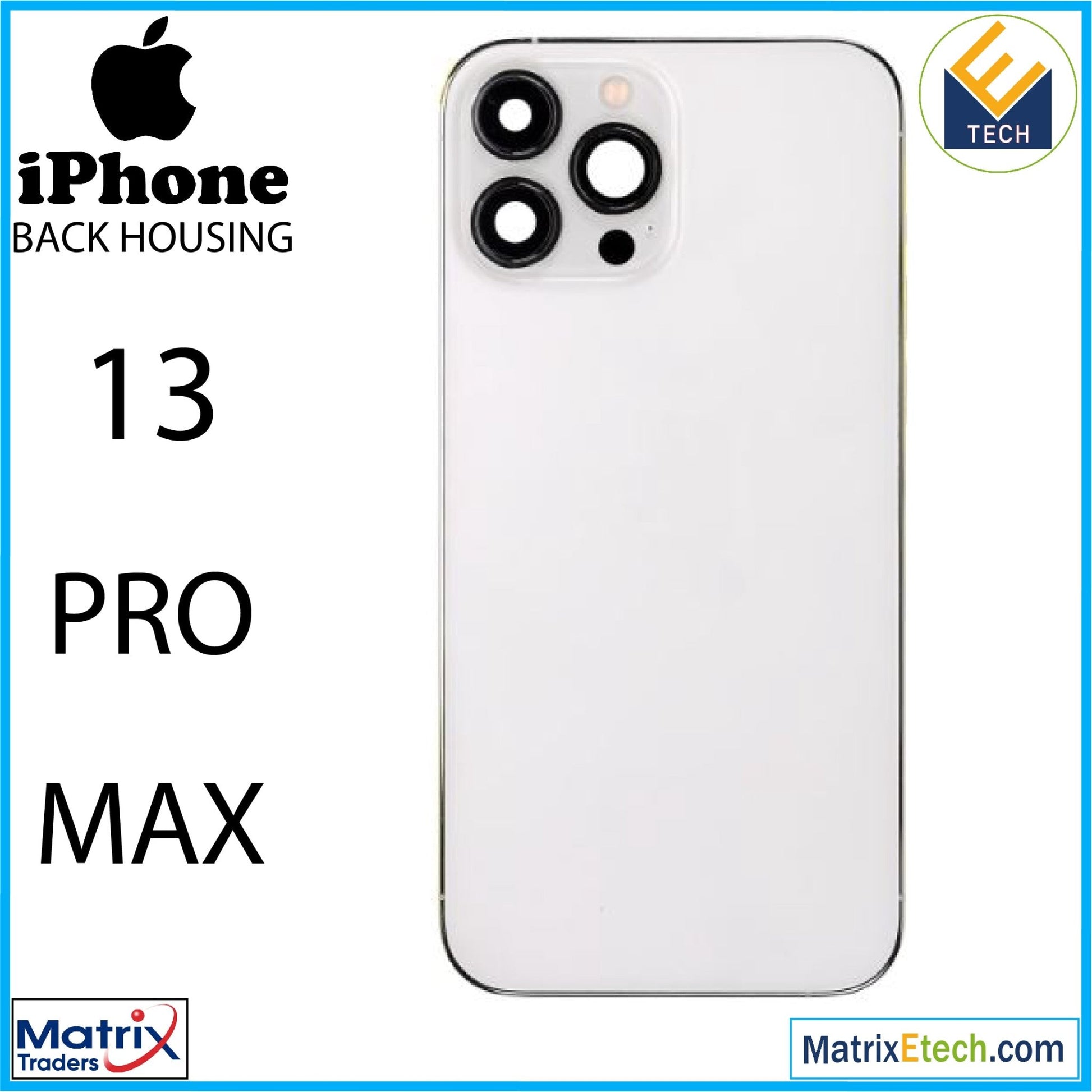 iPhone 13 Pro Max Back Housing W Small (US Version) - Matrix Traders