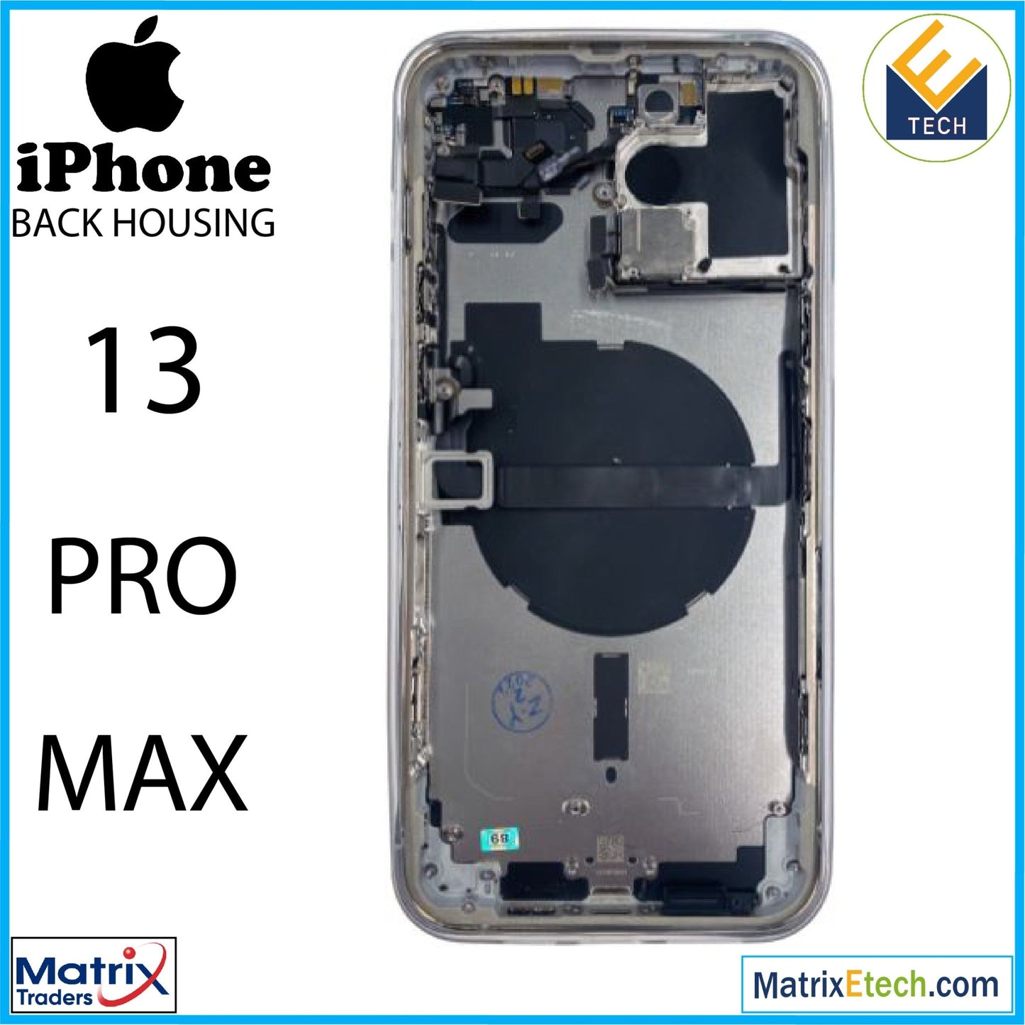 iPhone 13 Pro Max Back Housing W Small (US Version) - Matrix Traders