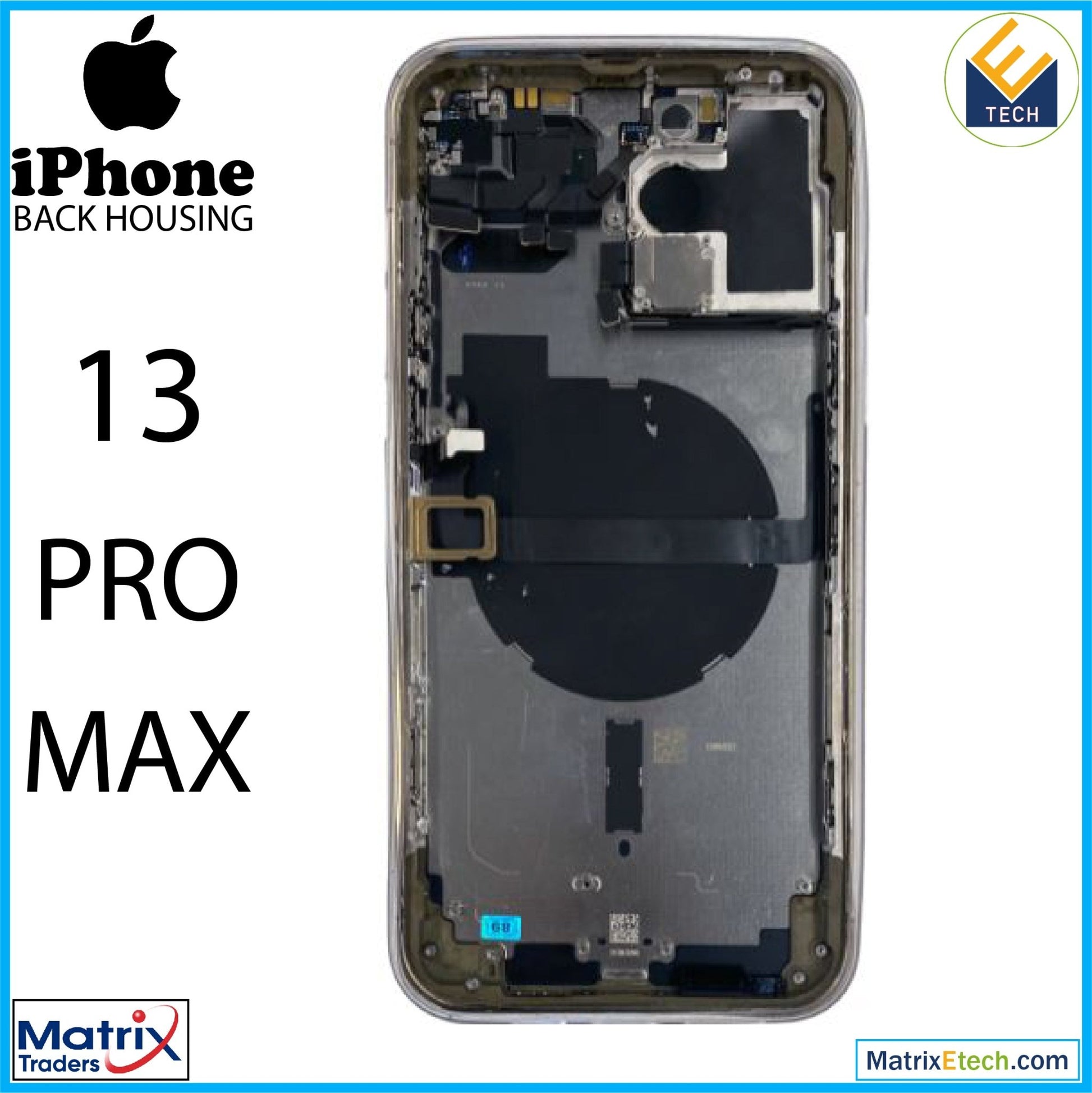 iPhone 13 Pro Max Back Housing W Small (US Version) - Matrix Traders