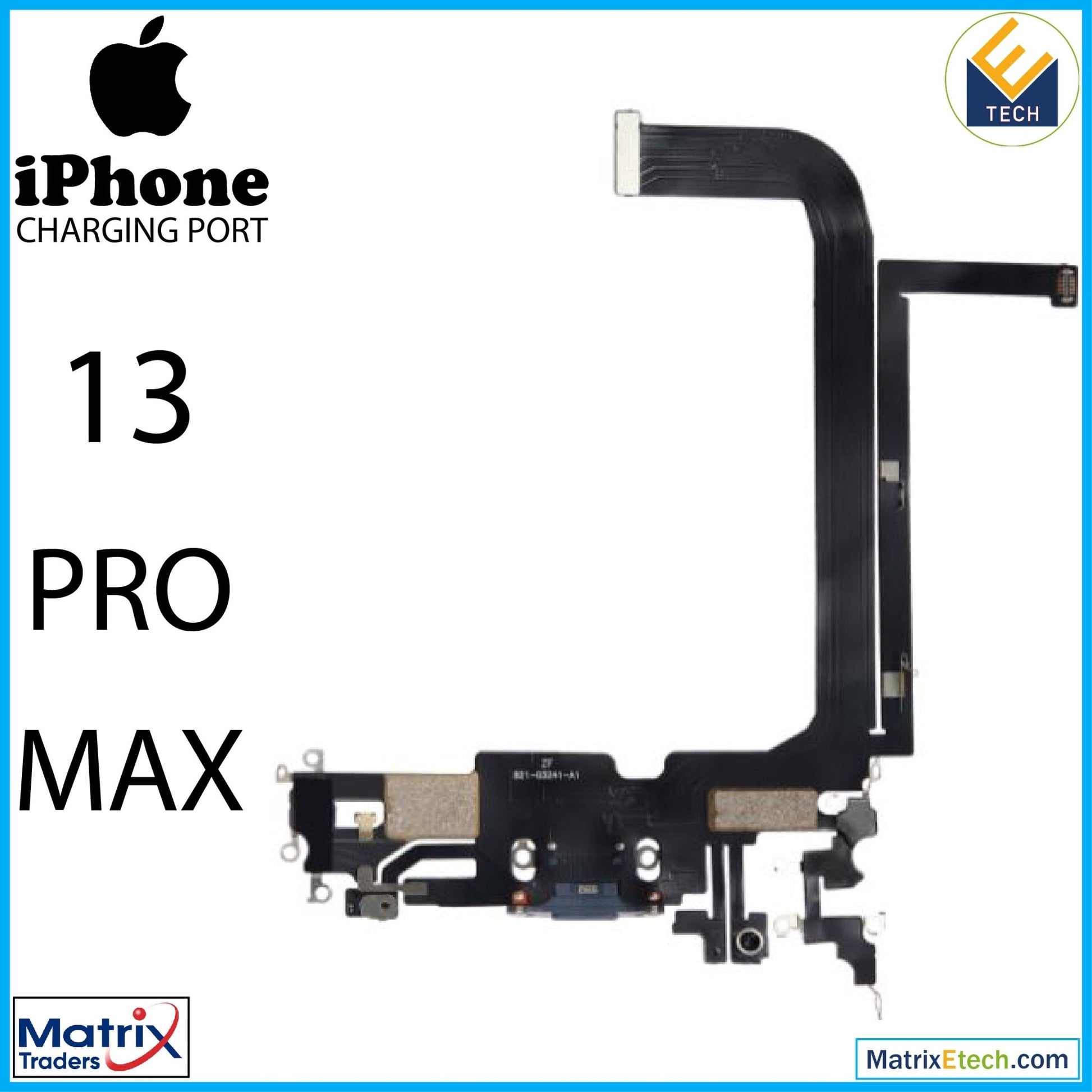 iPhone 13 Pro Max Charging Port Flex Cable (Aftermarket Plus) - Matrix Traders