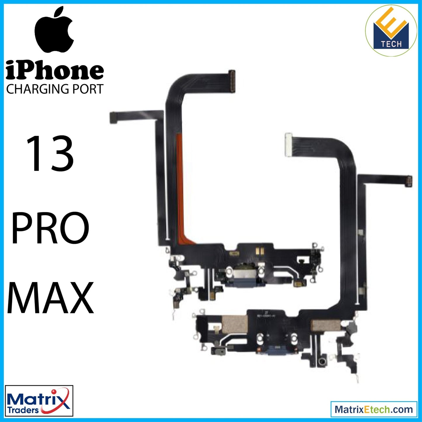 iPhone 13 Pro Max Charging Port Flex Cable (Aftermarket Plus) - Matrix Traders